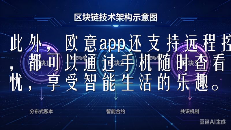 此外，欧意app还支持远程控制功能，无论你在家里还是外出，都可以通过手机随时查看和管理家中的设备状态，让你安心无忧，享受智能生活的乐趣。