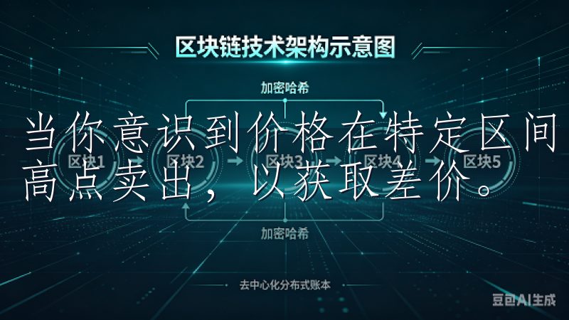 当你意识到价格在特定区间内波动时，可以在区间的低点买入，高点卖出，以获取差价。
